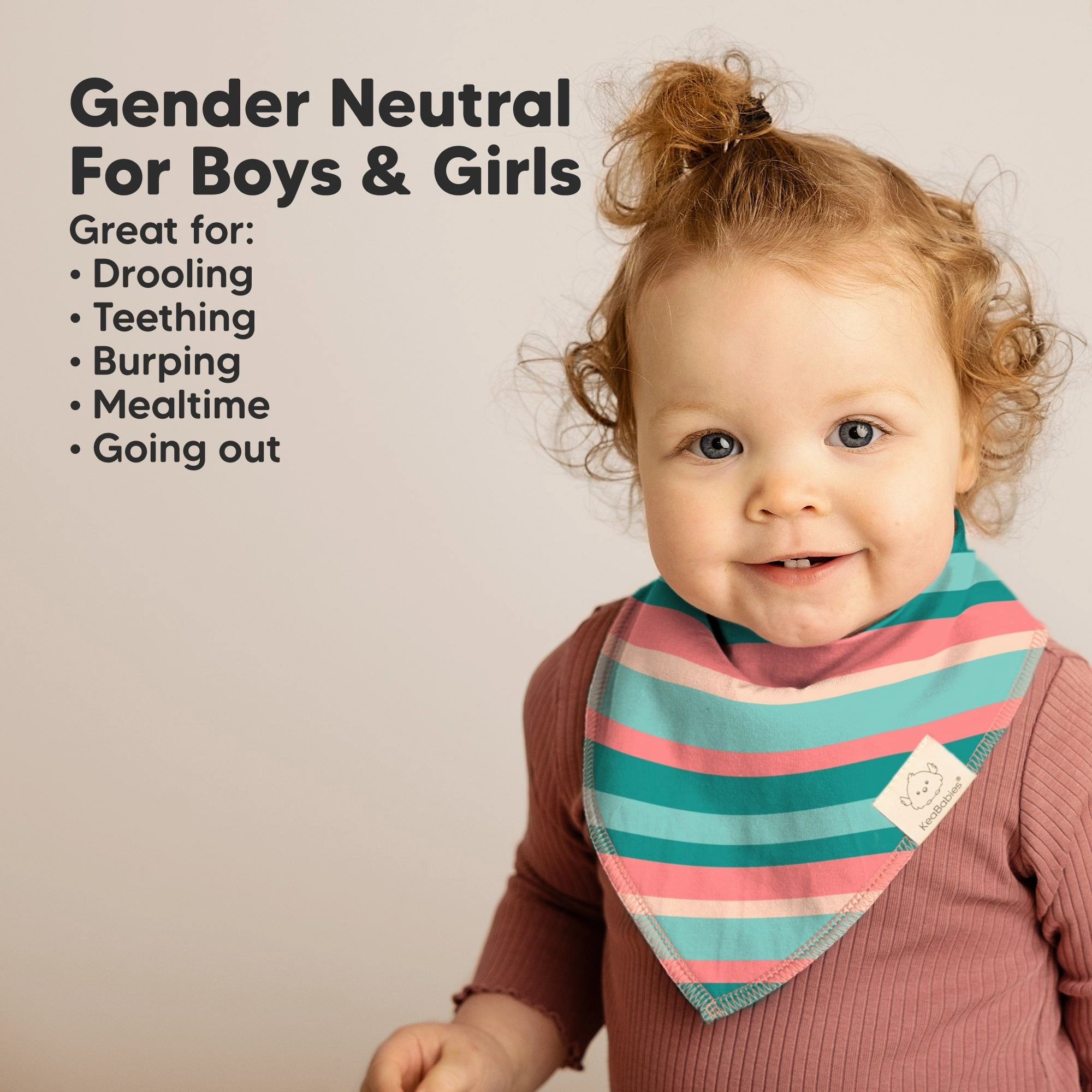 10-Pack Organic Bandana Bibs (Wildscape)