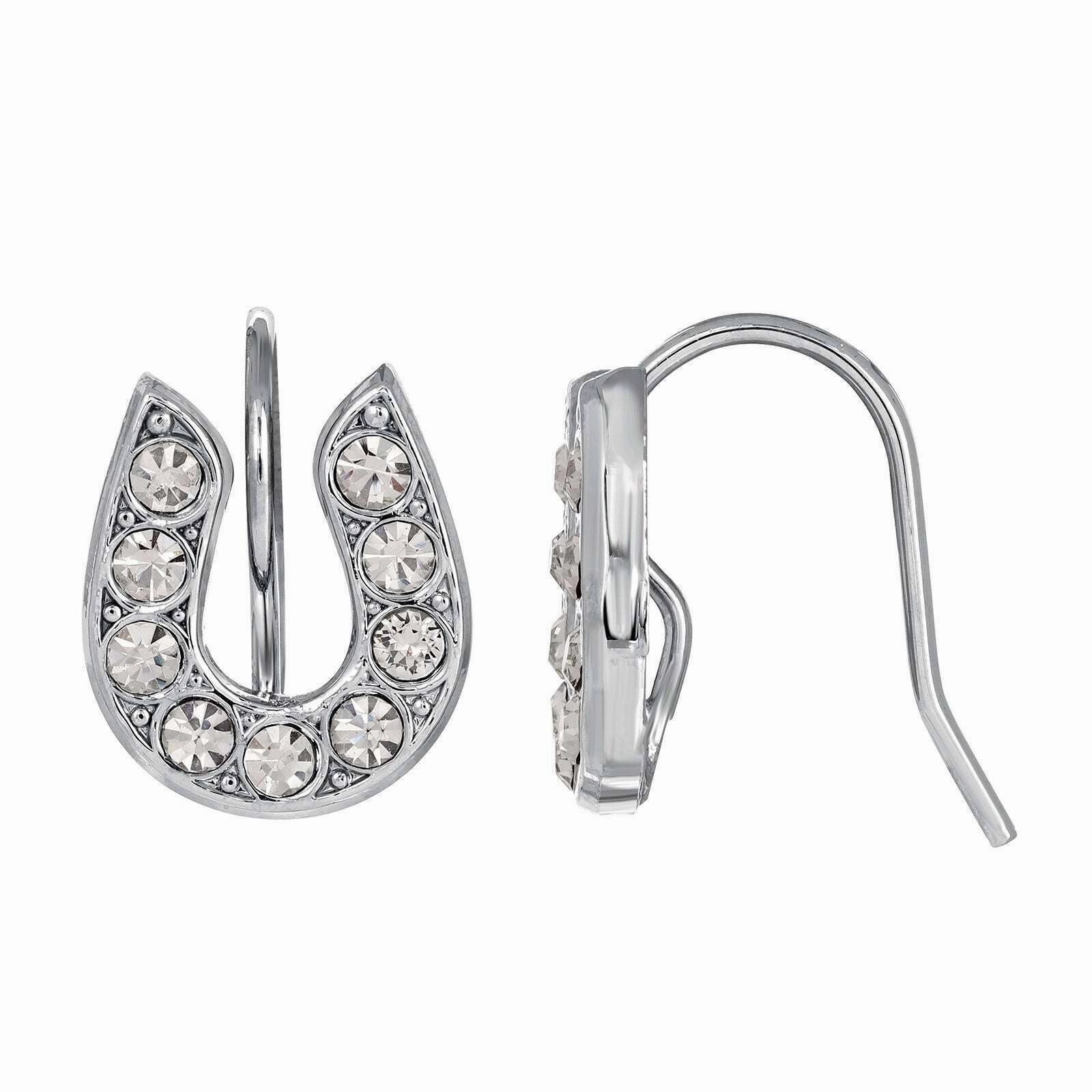 1928 Jewelry Petite Horseshoe Wire Earrings