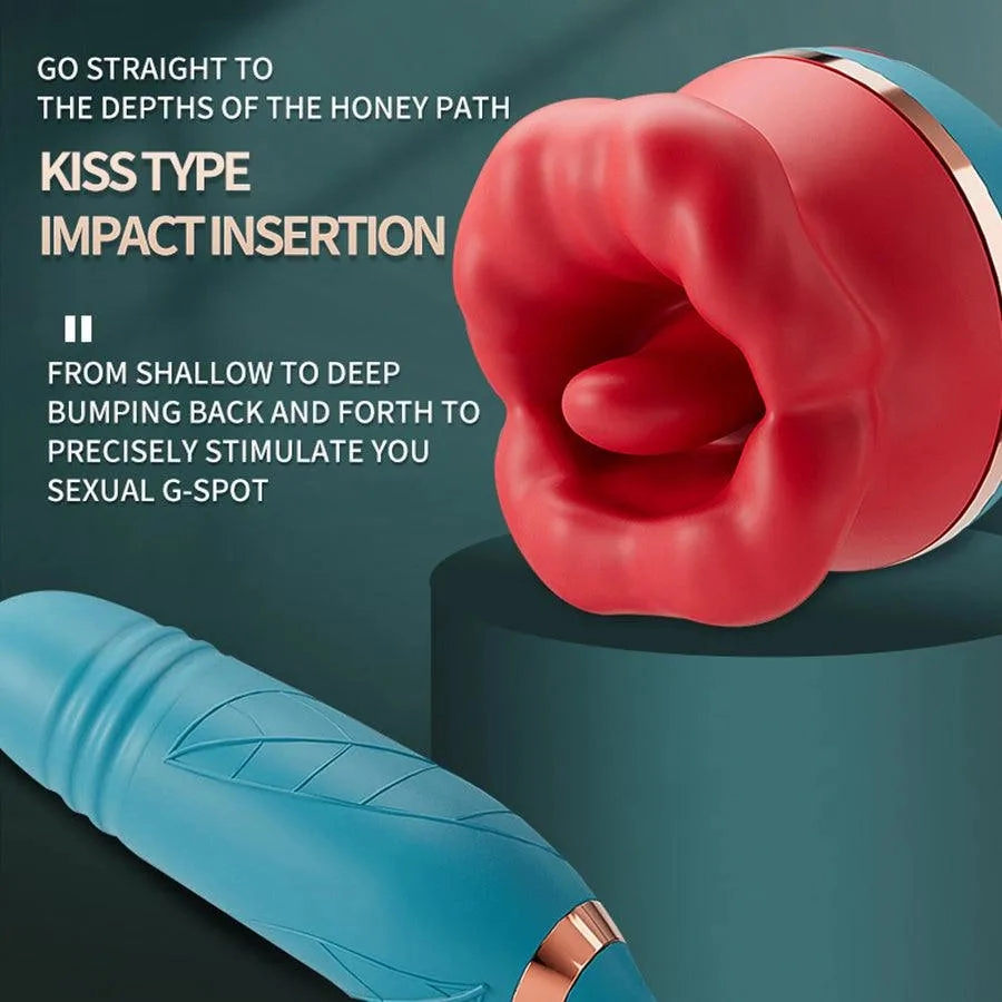 3-In-1 Big Mouth Clit G-spot Combined Vibrator