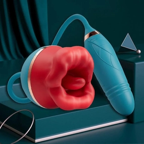 3-In-1 Big Mouth Clit G-spot Combined Vibrator