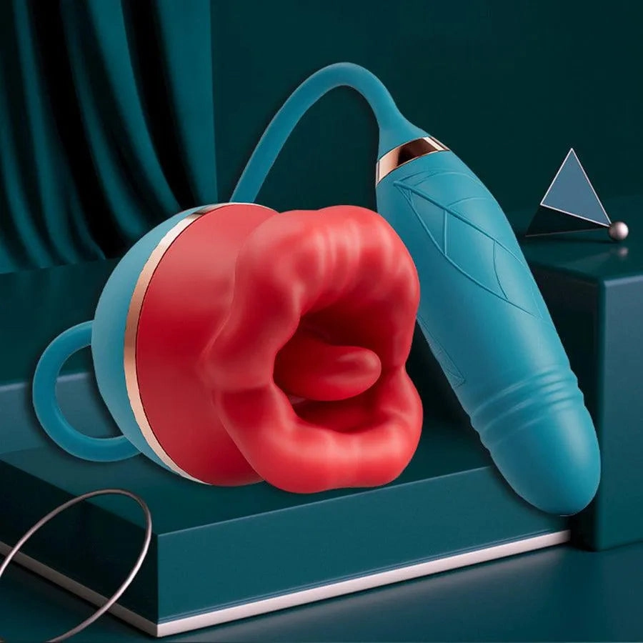 3-In-1 Big Mouth Clit G-spot Combined Vibrator