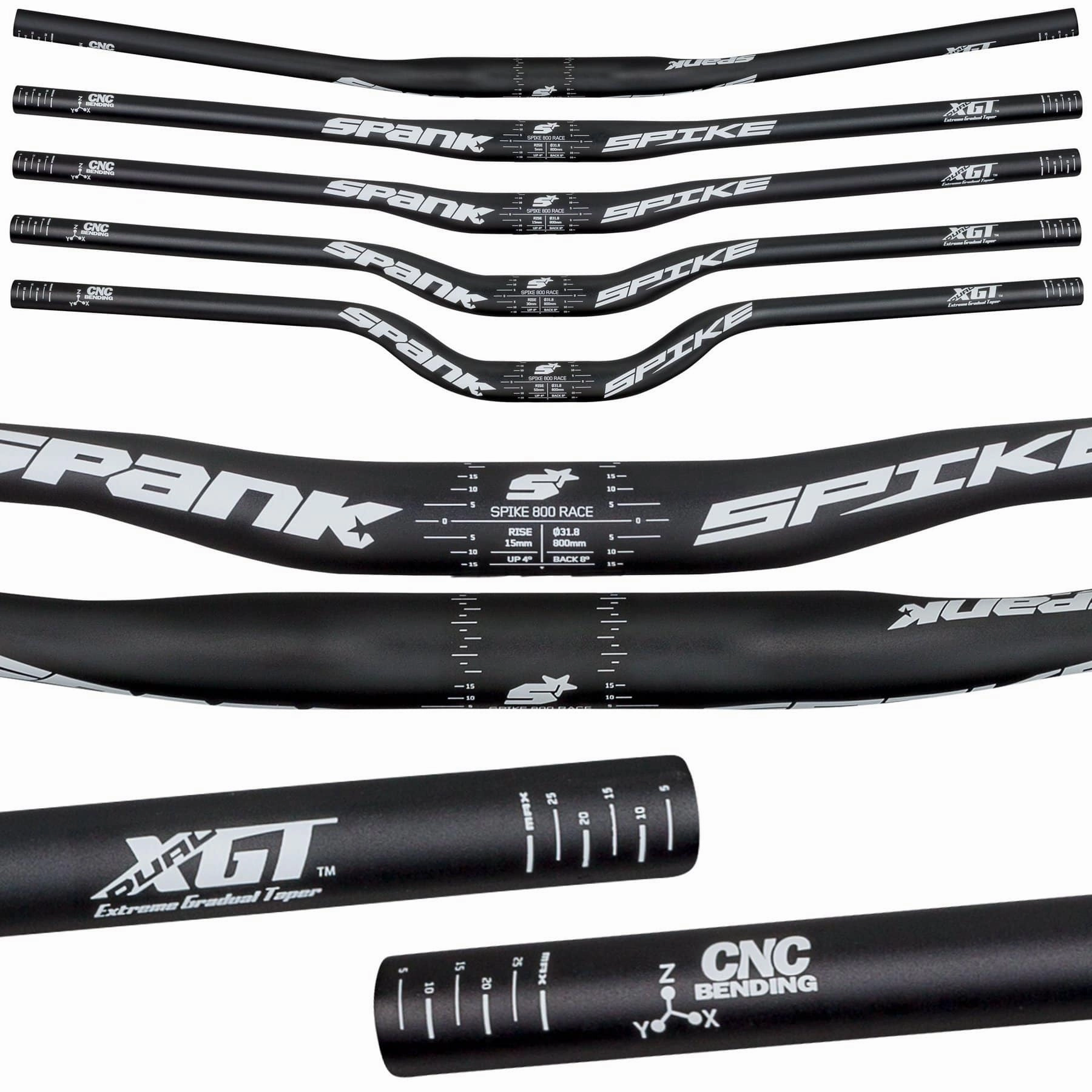 800 Race Mountain Bike Riser Handlebar - Aluminum - 31.8mm