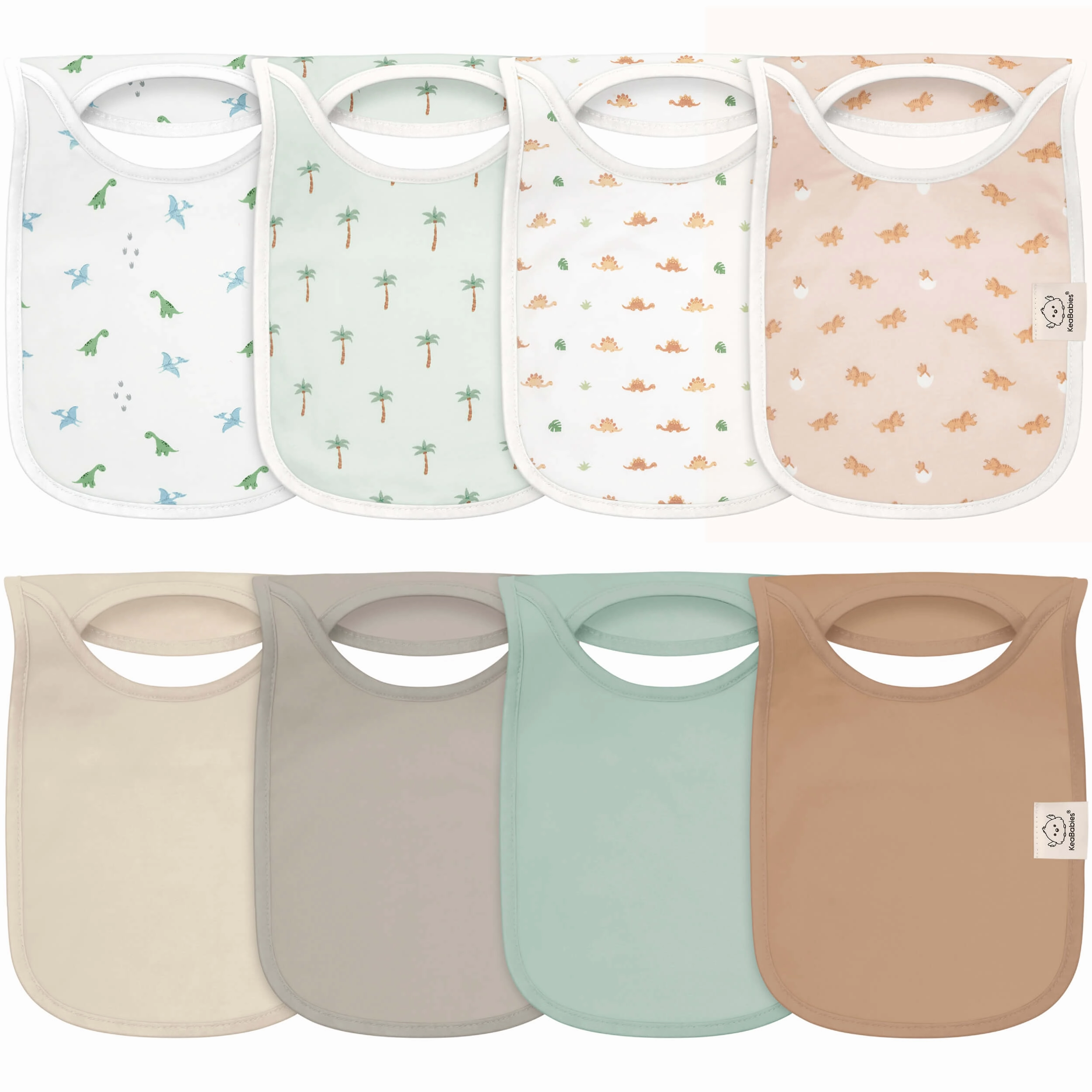 8-Pack Hallo Drool Bibs (Roarsome)