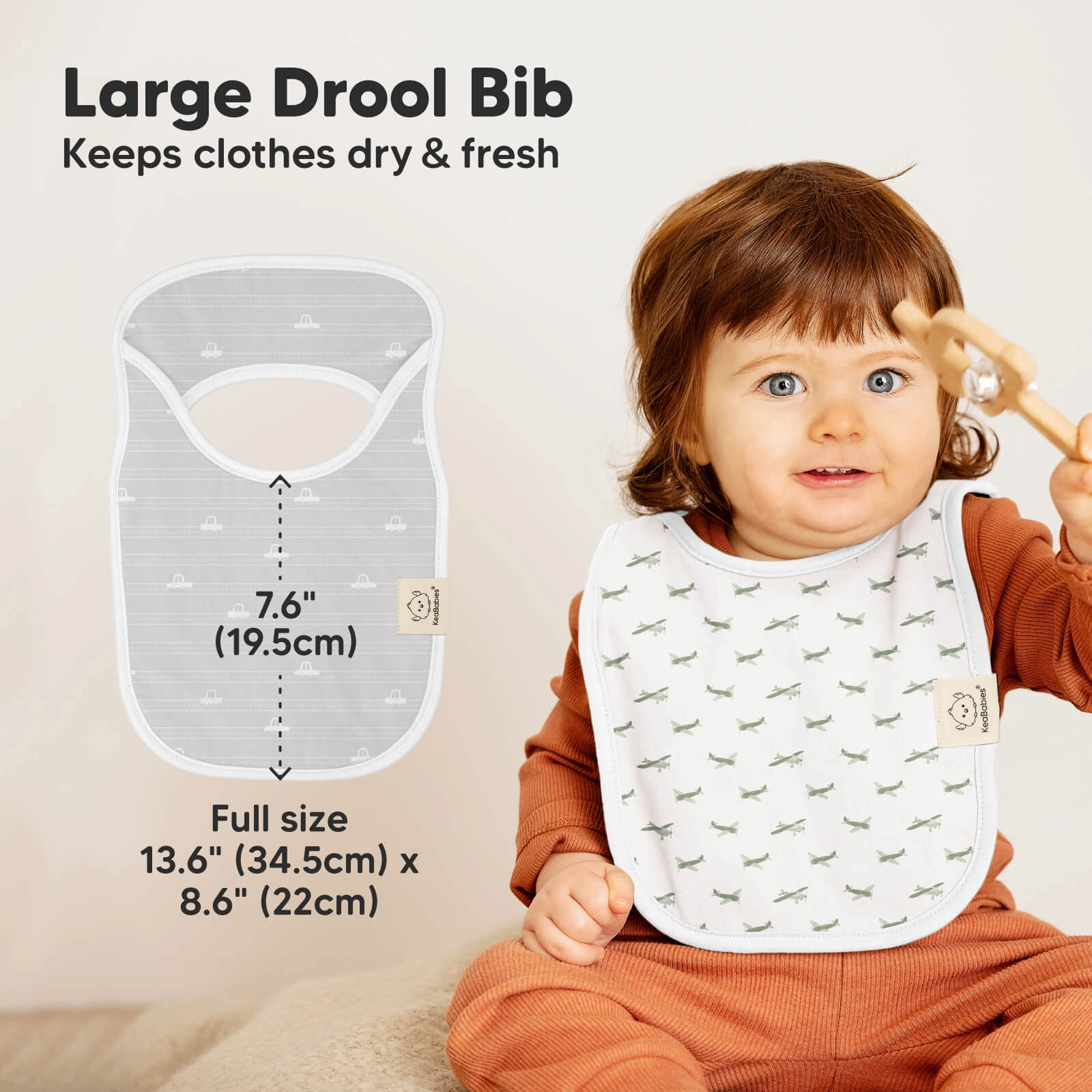 8-Pack Hallo Drool Bibs (Vessels)
