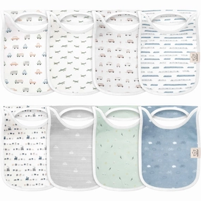 8-Pack Hallo Drool Bibs (Vessels)
