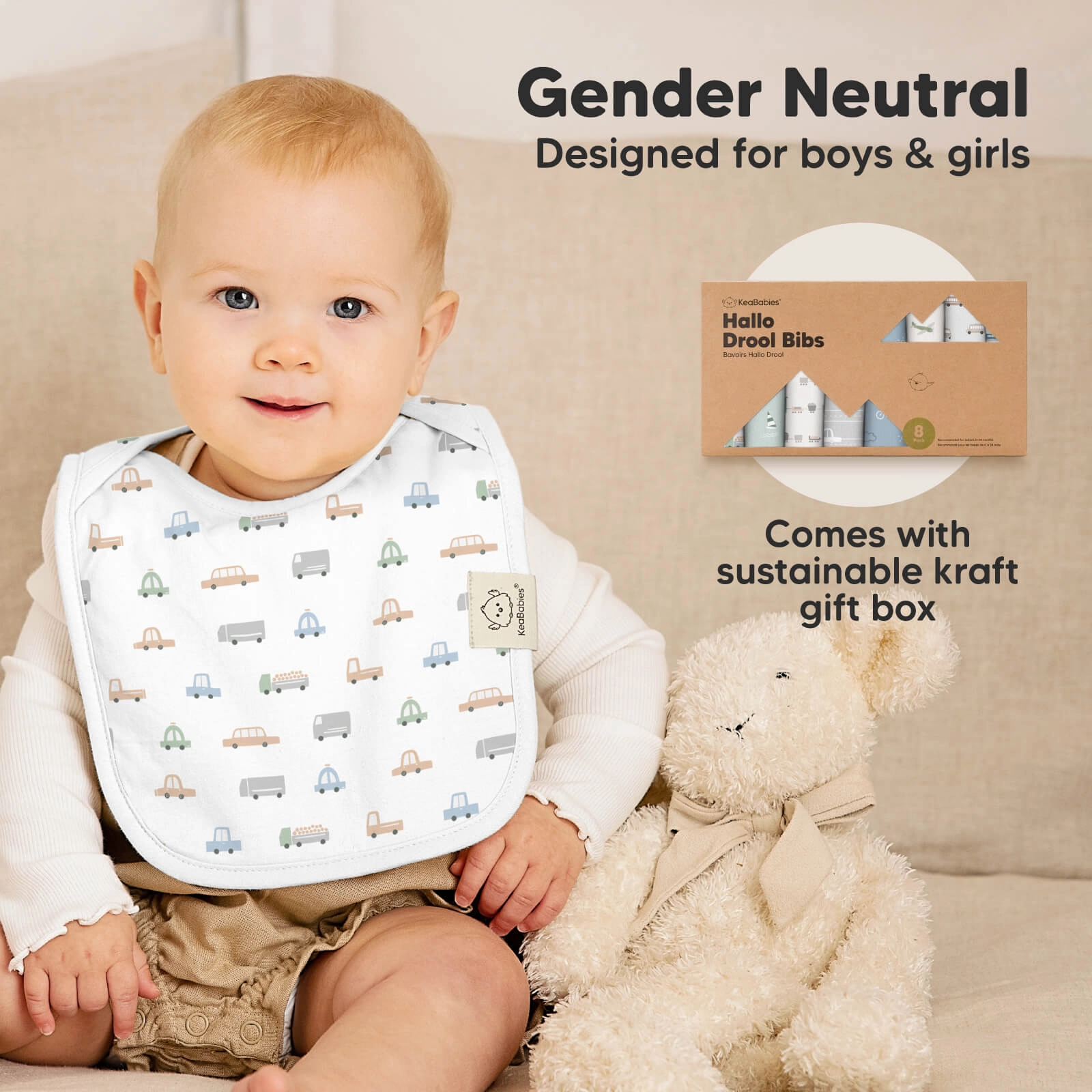 8-Pack Hallo Drool Bibs (Vessels)