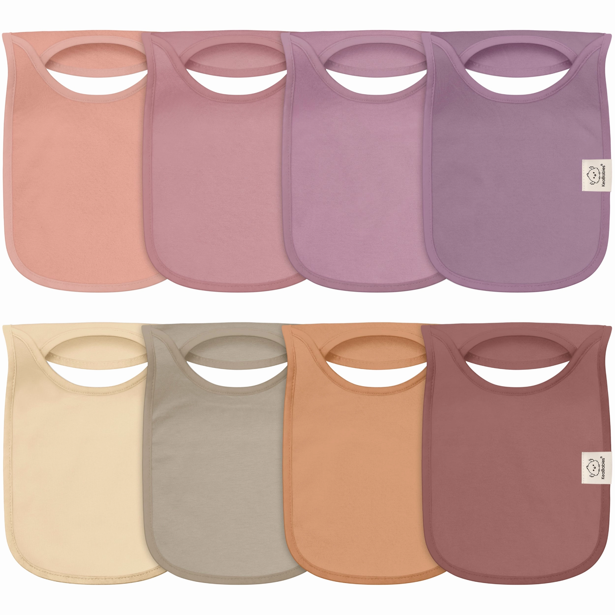 8-Pack Hallo Drool Bibs
