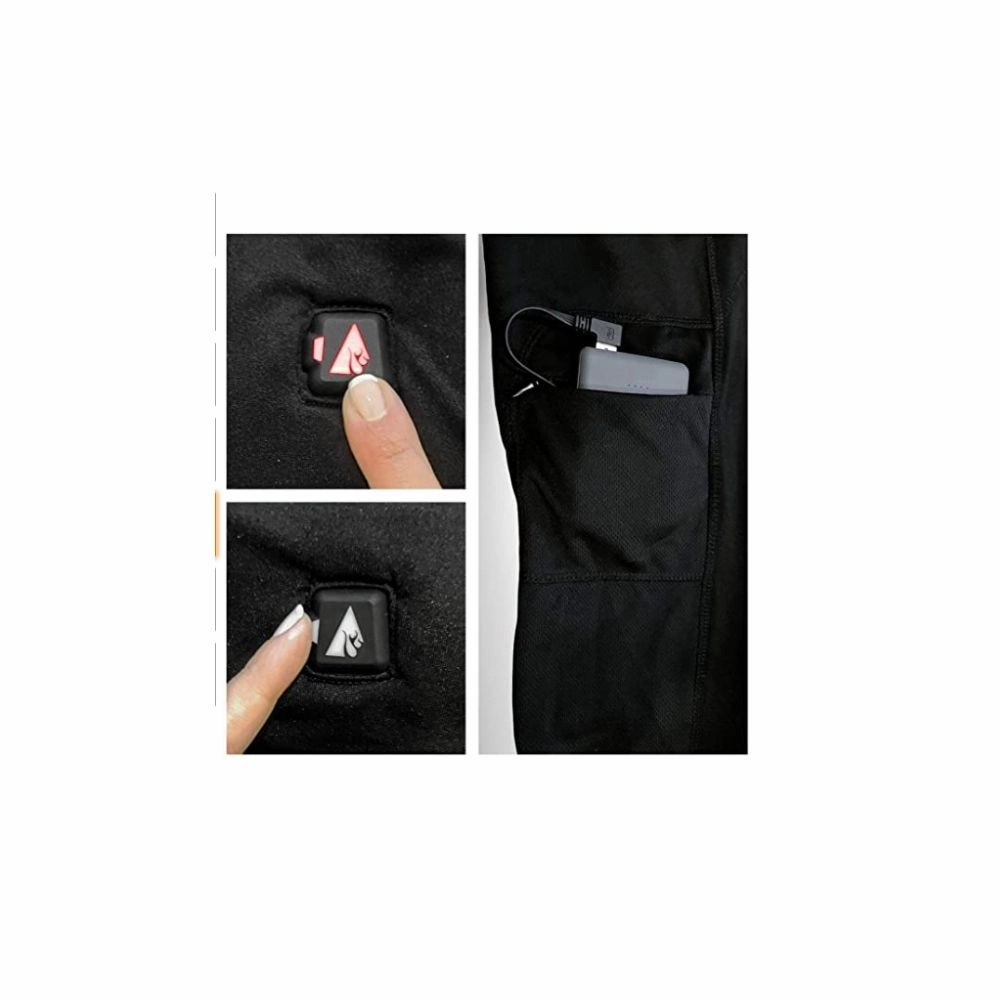 ActionHeat AH-BLT-5V-01-XL Base Layer Battery Operated Heated Shirt for Men -Electric Heat w/ 3 Heat Panels Large