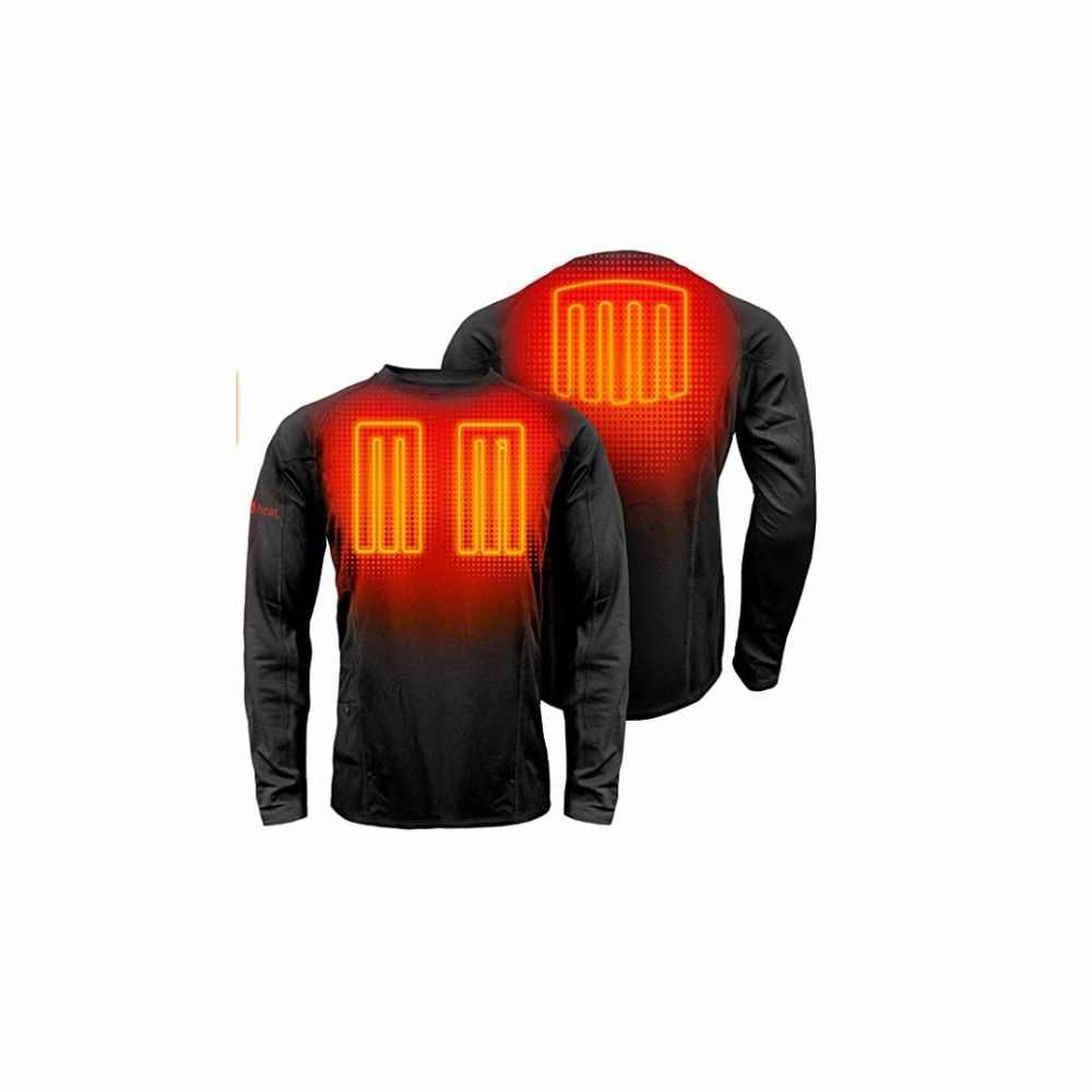 ActionHeat AH-BLT-5V-01-XL Base Layer Battery Operated Heated Shirt for Men -Electric Heat w/ 3 Heat Panels Large