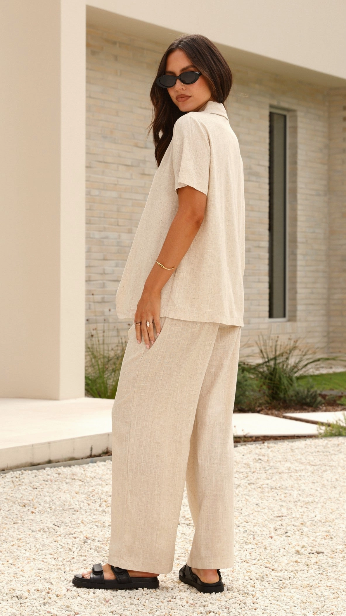Adelais Pants - Beige