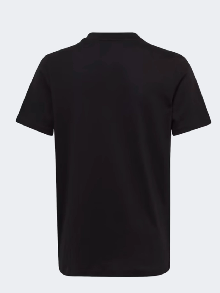 Adidas Essentials Kids-Unisex Sportswear T-Shirt Black/White