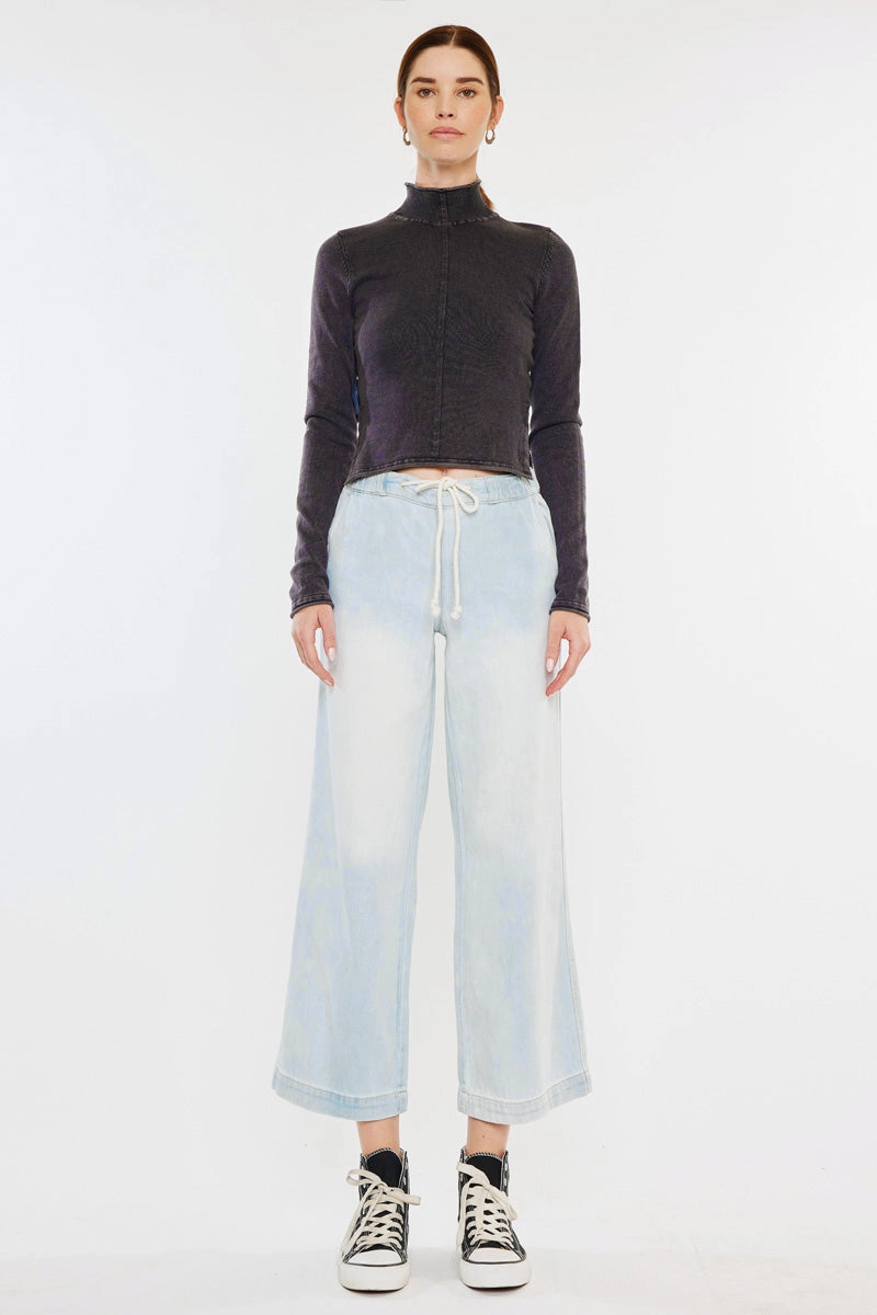 Annalise Mid Rise Wide Leg Pants