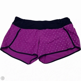 Athletic Shorts By Lululemon In Purple, Size: M