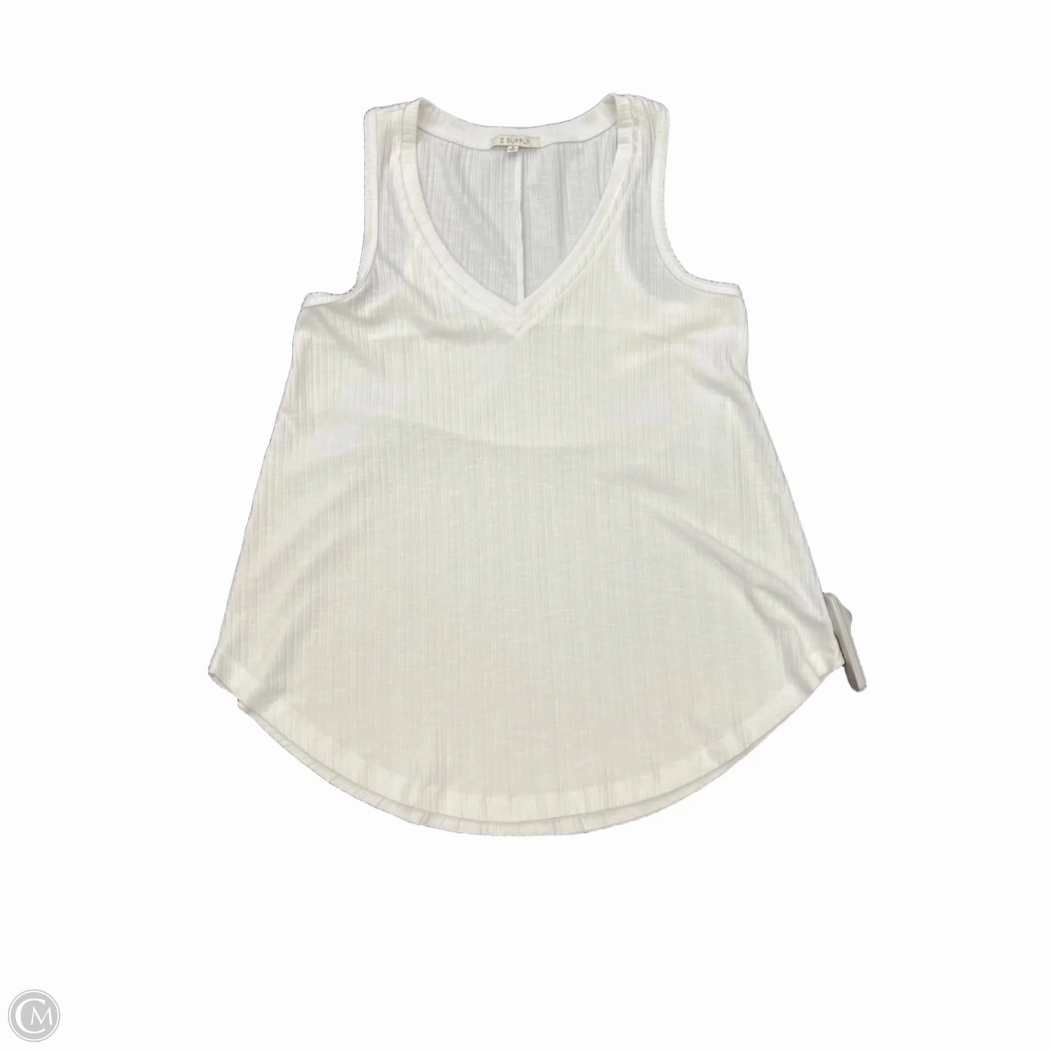 Athletic Tank Top By Z Supply In White, Size: S