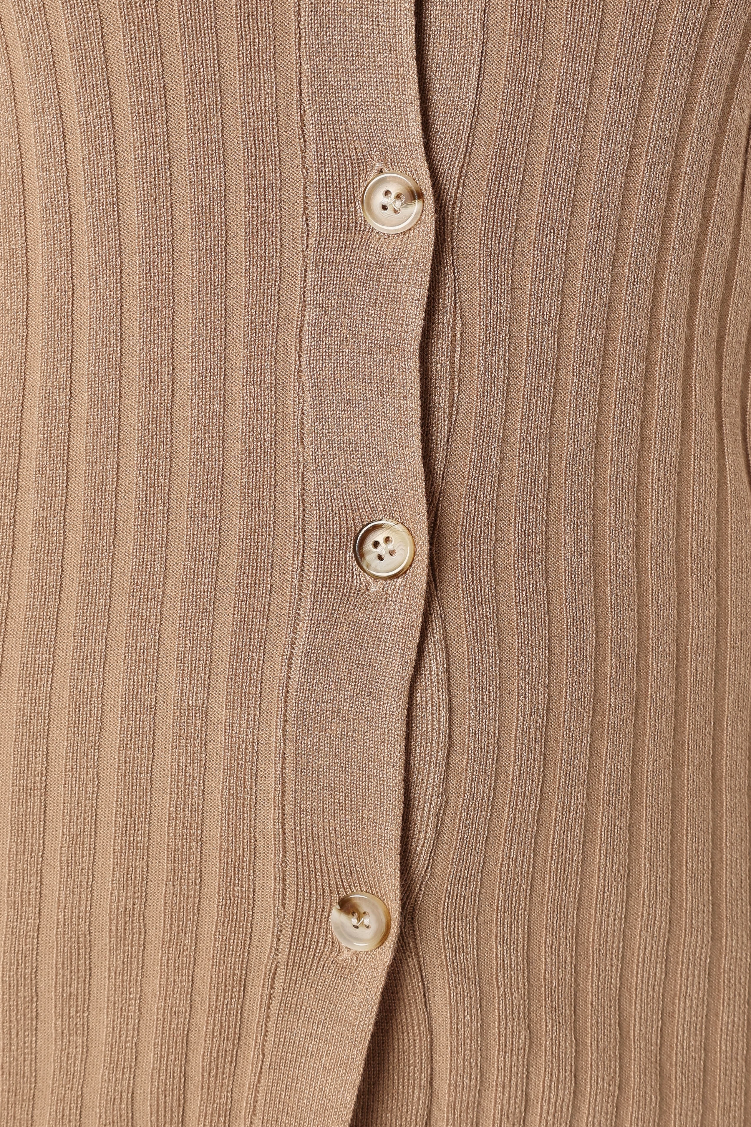 Aylia Ribbed Knit Set - Mocha