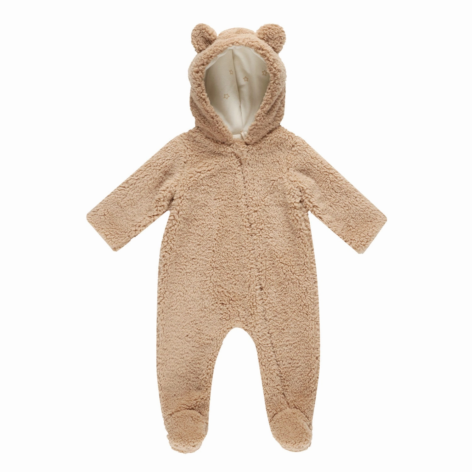 Bear Jumpsuit - Beige - FINAL SALE