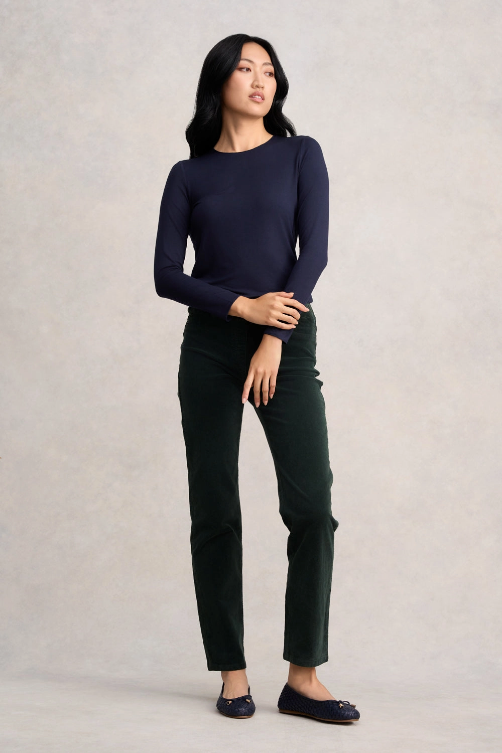 Bengajean® Cord Straight Leg - Forest Green