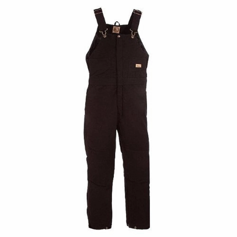 Berne WB515BKT440 Softstone Duck Insulated Bib Overalls for Ladies - Black - L - Tall