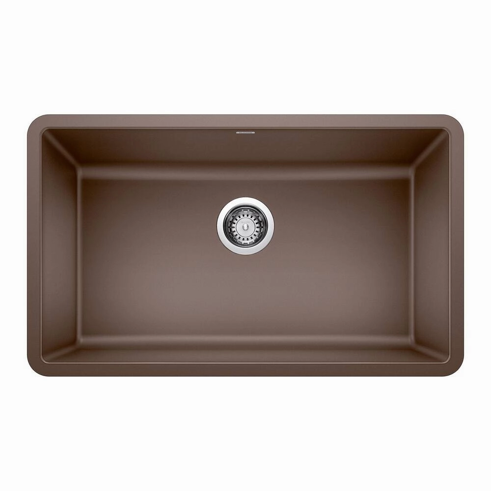 Blanco 442537 Precis 30" x 18" Cafe Brown Single Bowl Undermount Residential Kitchen Sink