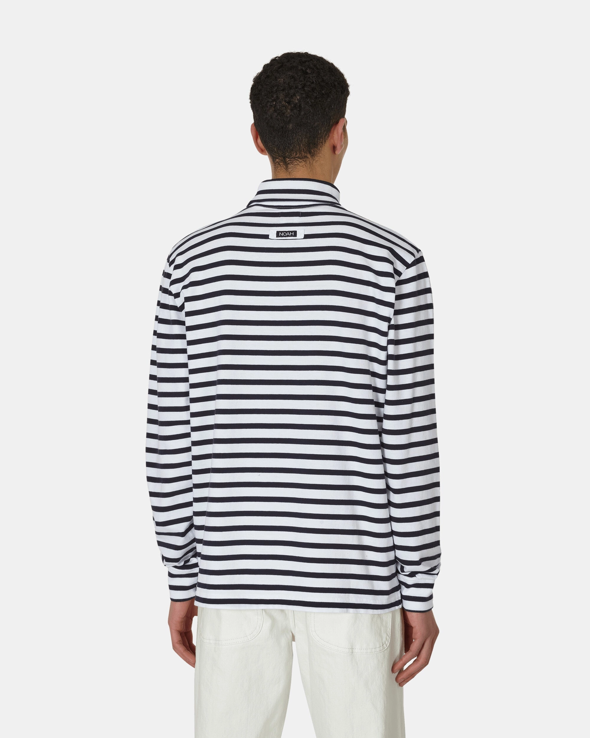 Breton Stripe Turtleneck Navy / White