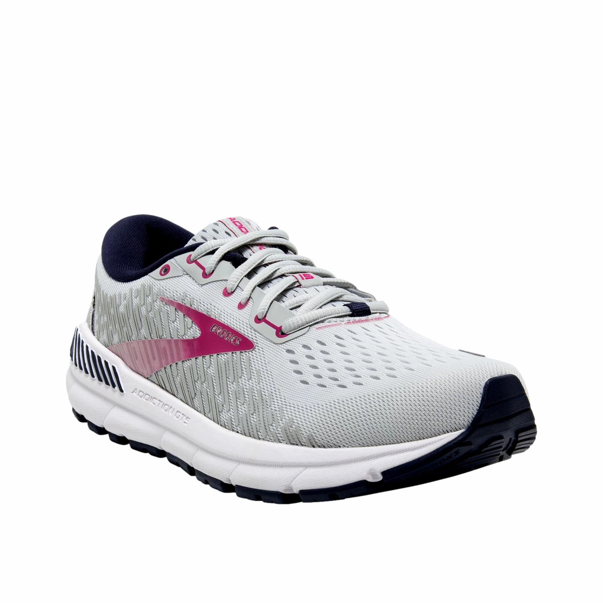 Brooks Addiction GTS 15 Oyster / Peacoat / Lilac Rose  120352-1B-054 Women's