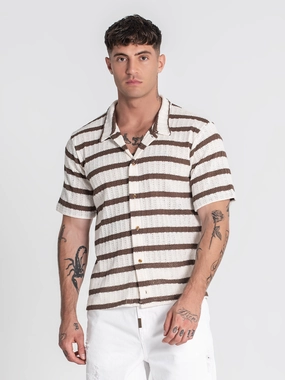Brown Nautic Club Shirt