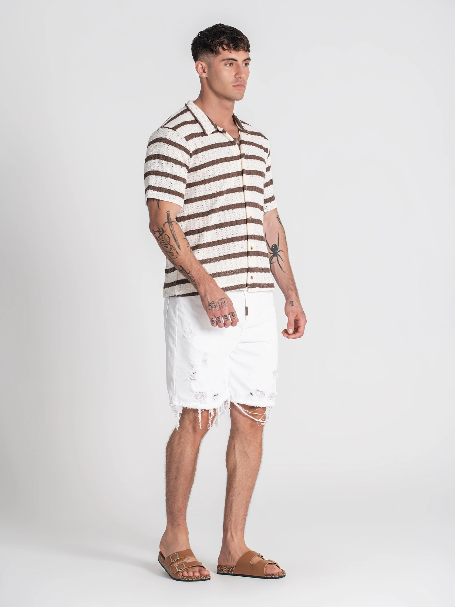 Brown Nautic Club Shirt