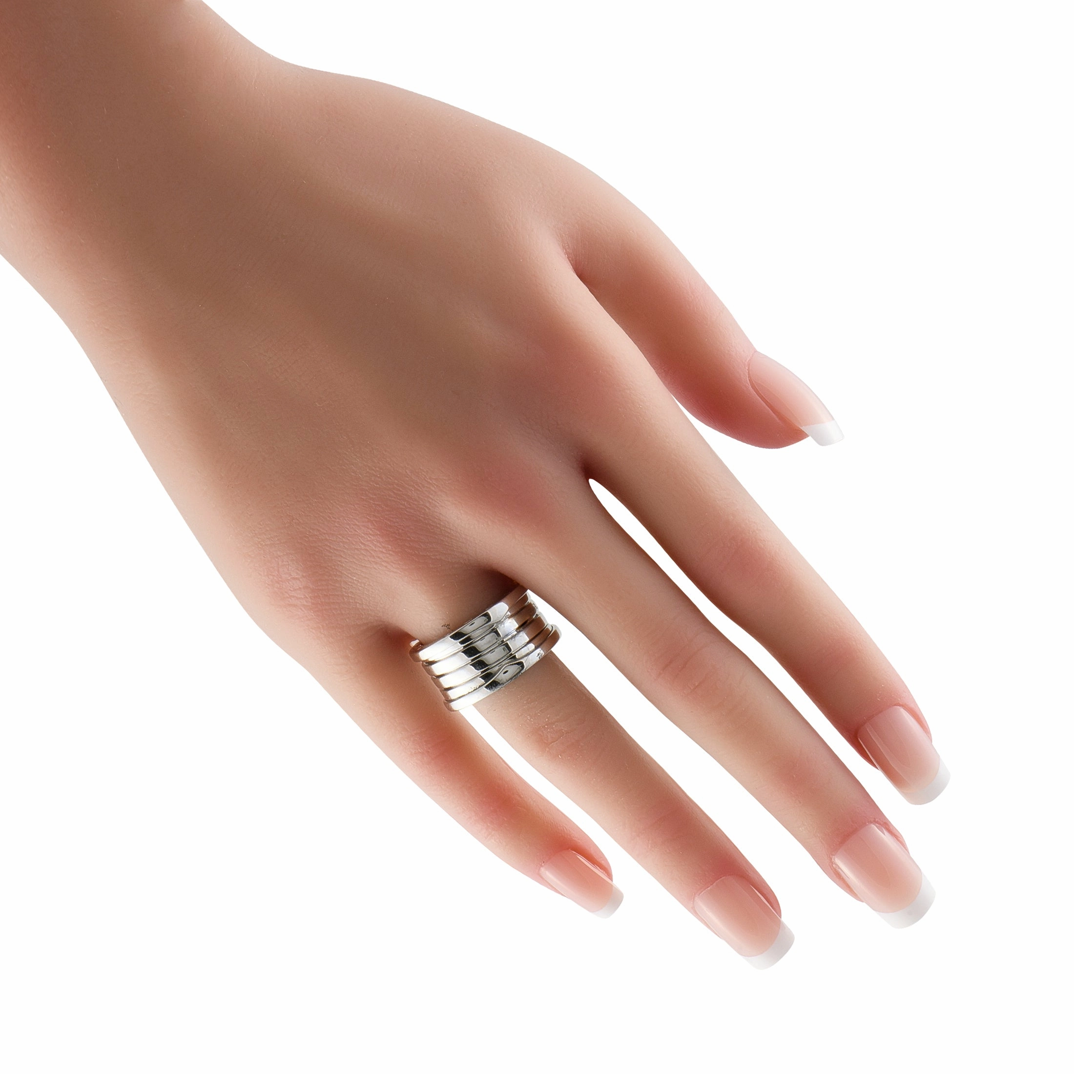 Bvlgari B.Zero1 18K White Gold Ring BV13-050525