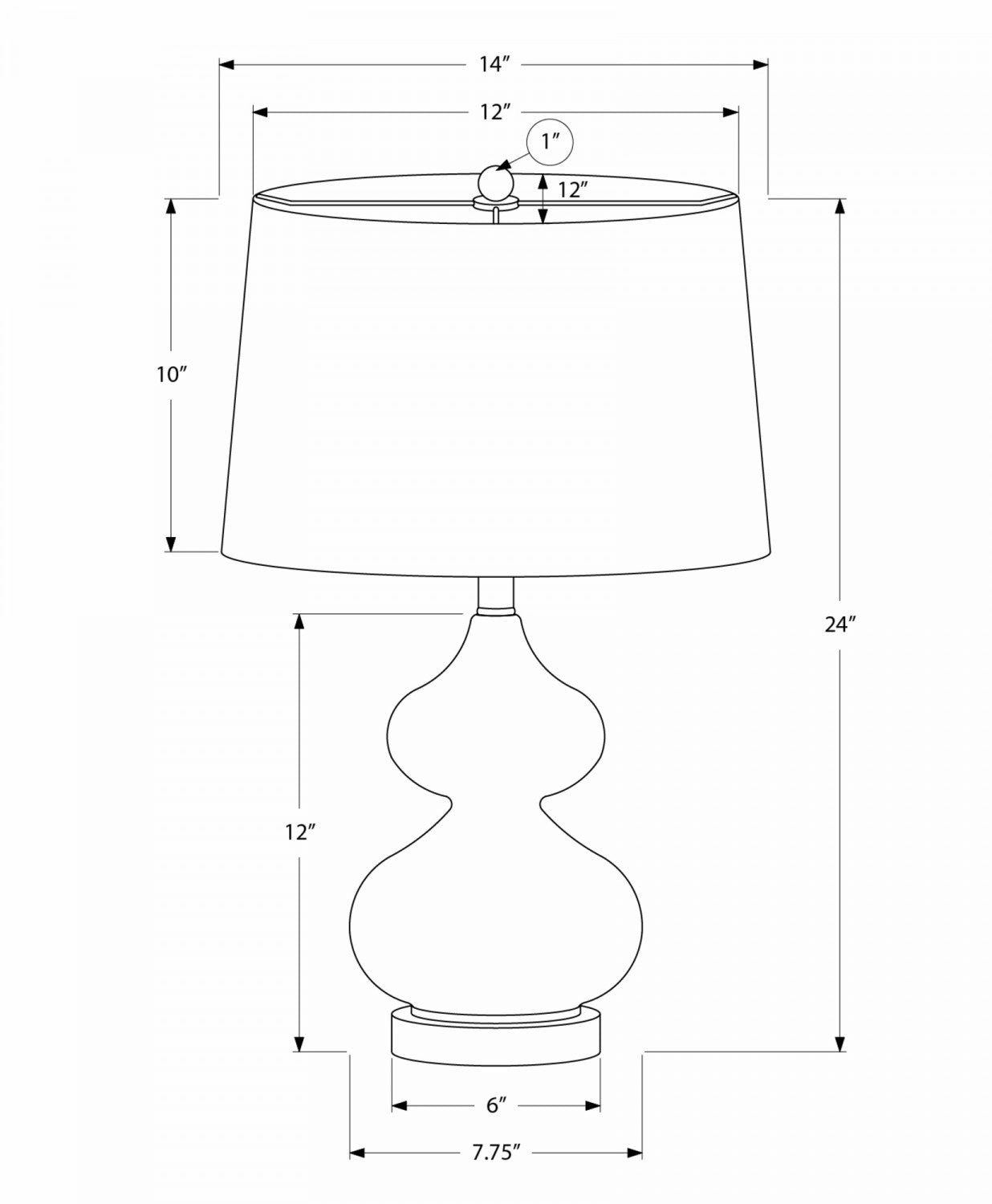 Camden Table Lamp - Green