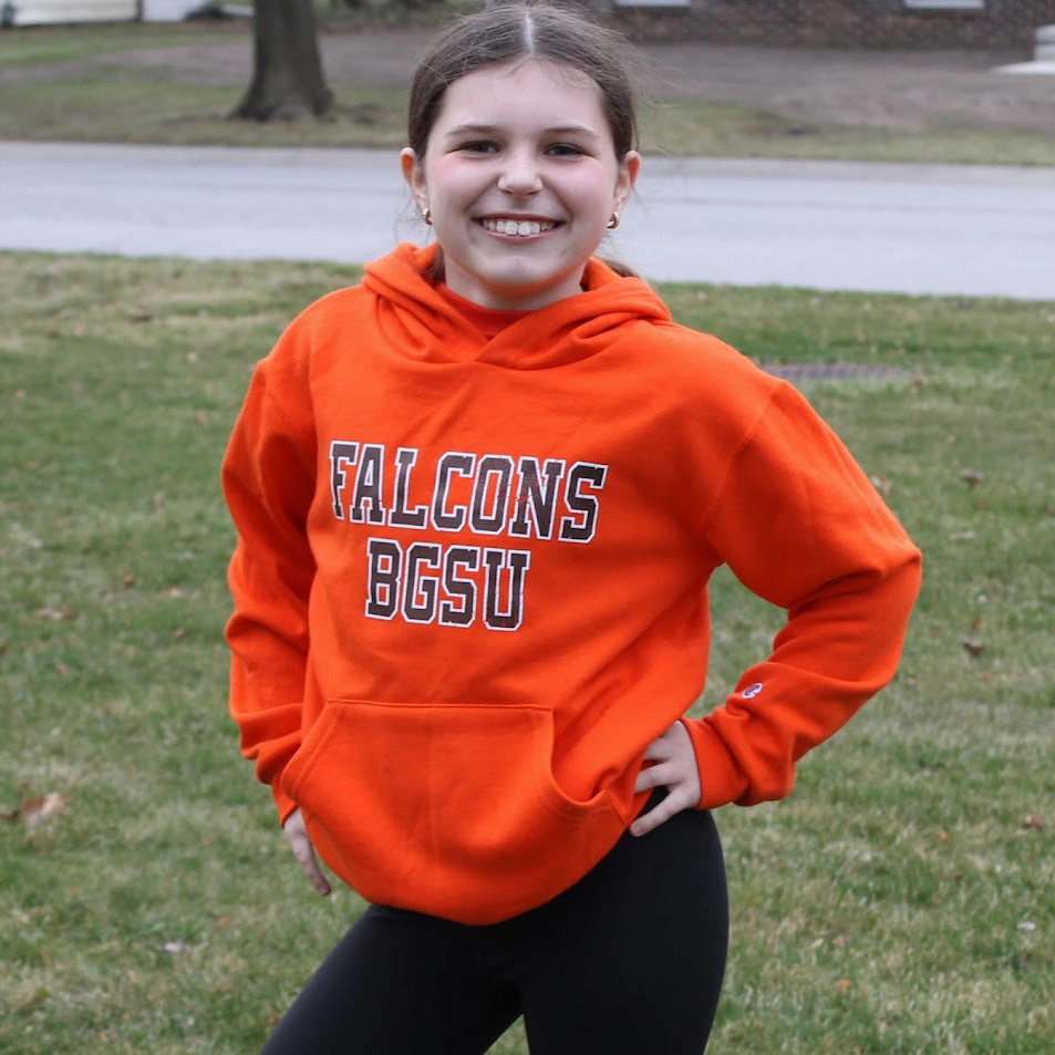 Champion BGSU Block Youth Hoodie