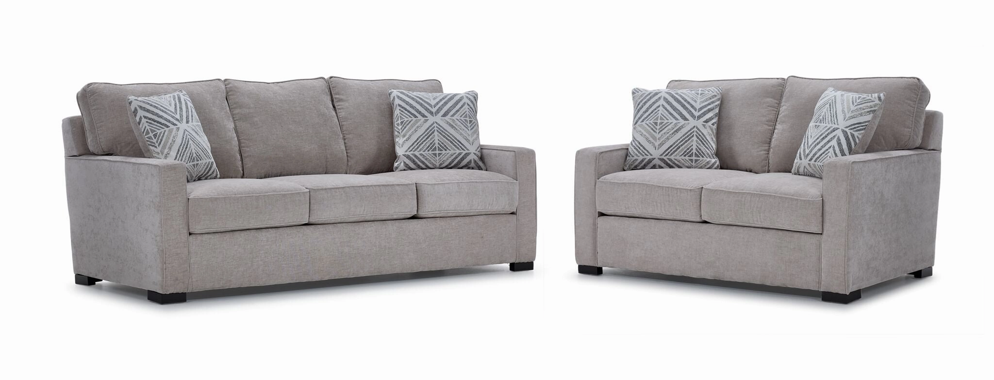 Charlotte Sofa and Loveseat Set - Sand
