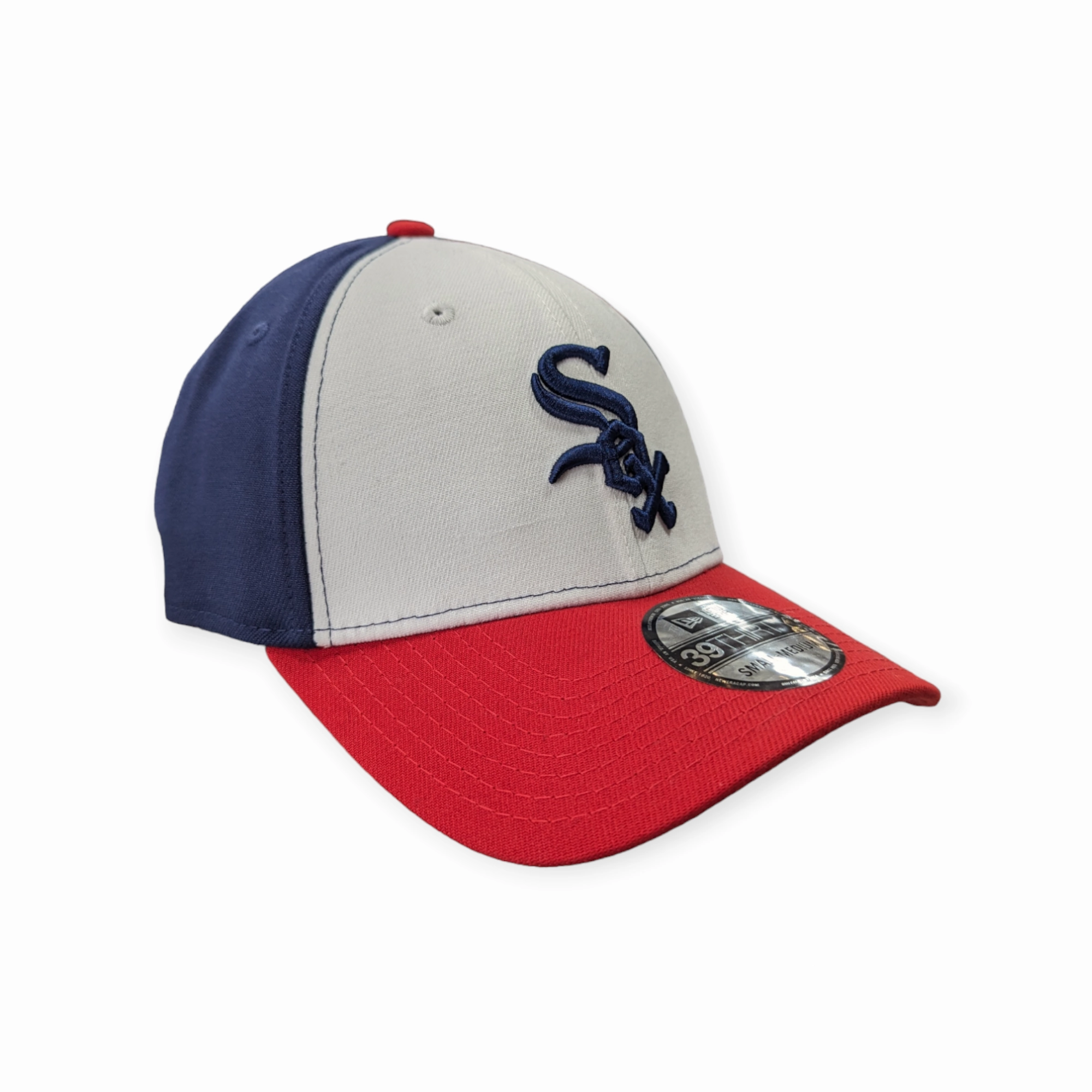 Chicago White Sox Mashup Navy/Red/White 39THIRTY Flex Fit New Era Hat