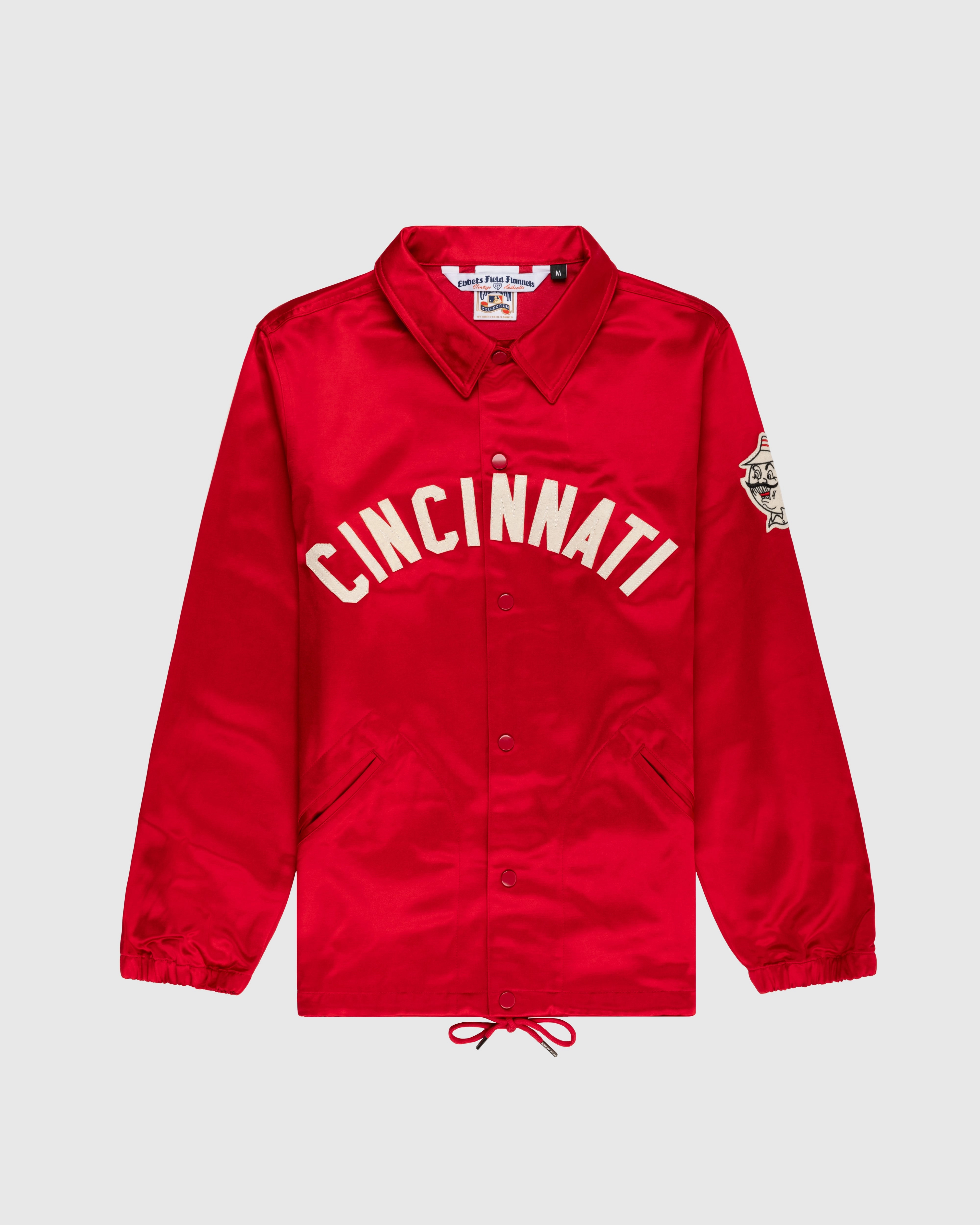 Cincinnati Reds 1955 Satin Windbreaker Jacket