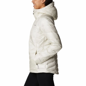 Columbia Joy Peak Hooded Jacket for Ladies - Chalk - M