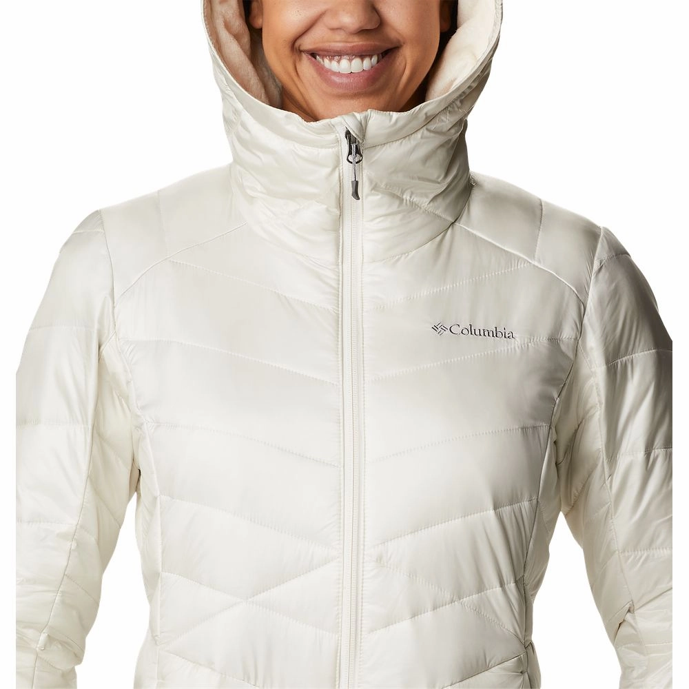 Columbia Joy Peak Hooded Jacket for Ladies - Chalk - M