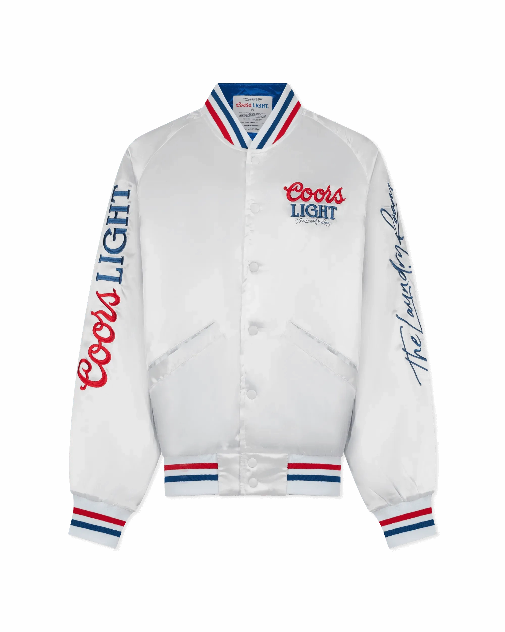 Coors Light 1980 Satin Stadium Bomber Jacket