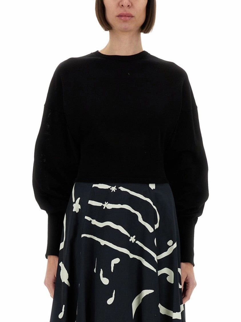Cropped Knit Top