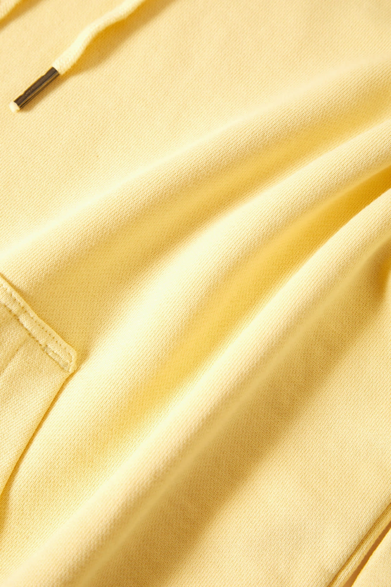 Cross Loop French Terry Hoodie - Panna Cotta