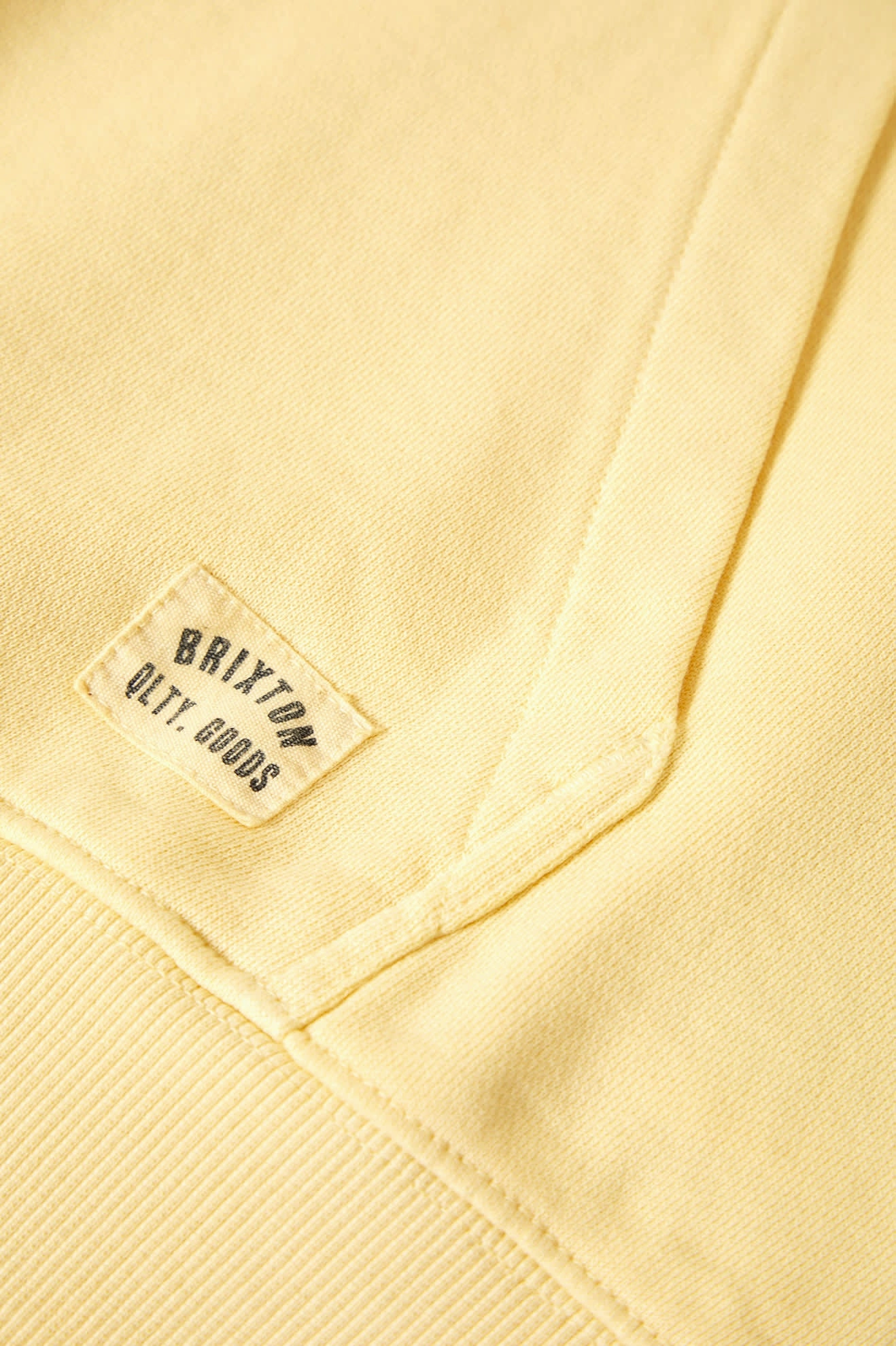 Cross Loop French Terry Hoodie - Panna Cotta