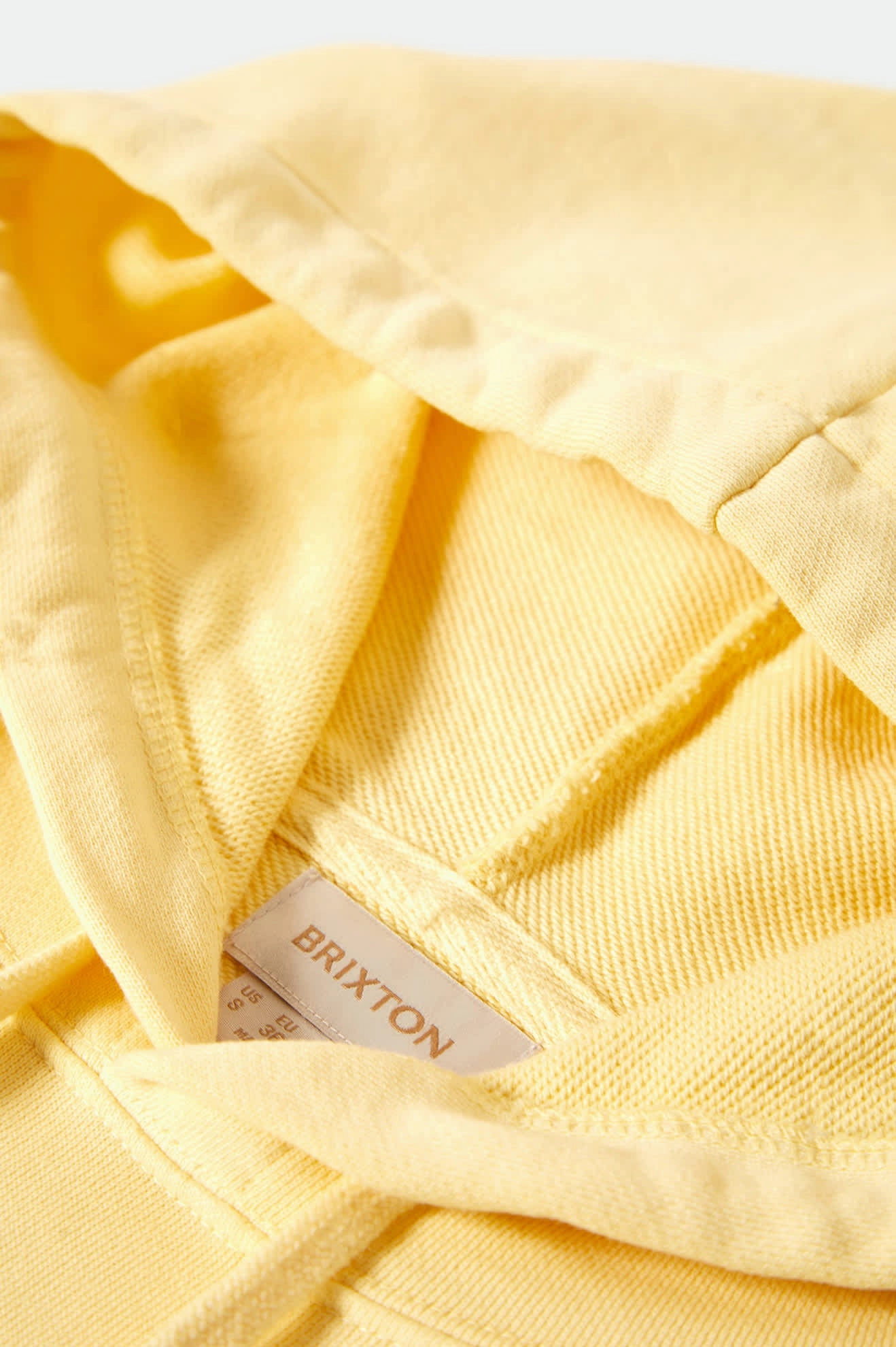 Cross Loop French Terry Hoodie - Panna Cotta
