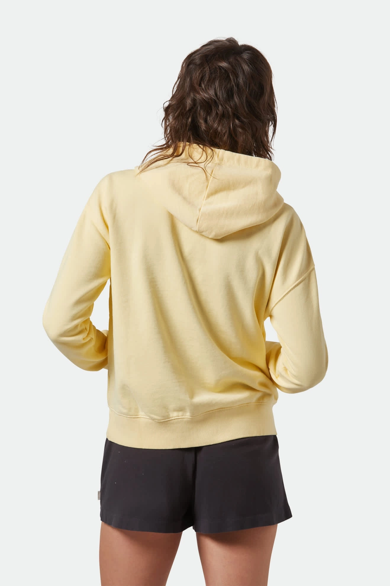 Cross Loop French Terry Hoodie - Panna Cotta