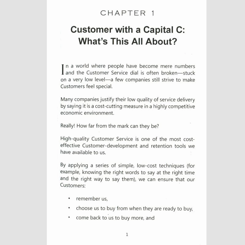 Customer with a Capital C