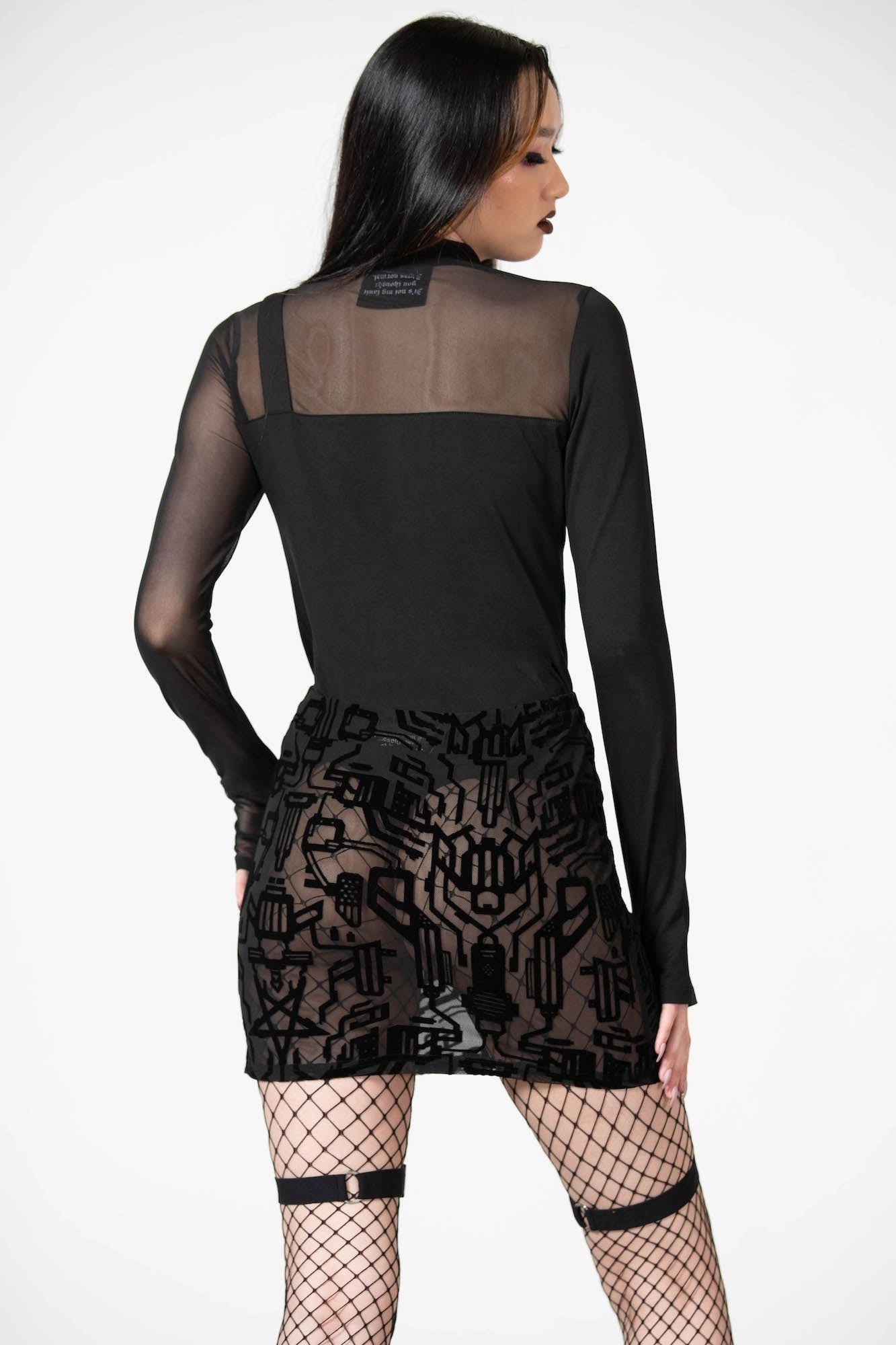 Dark Reality Mesh Top - Resurrect