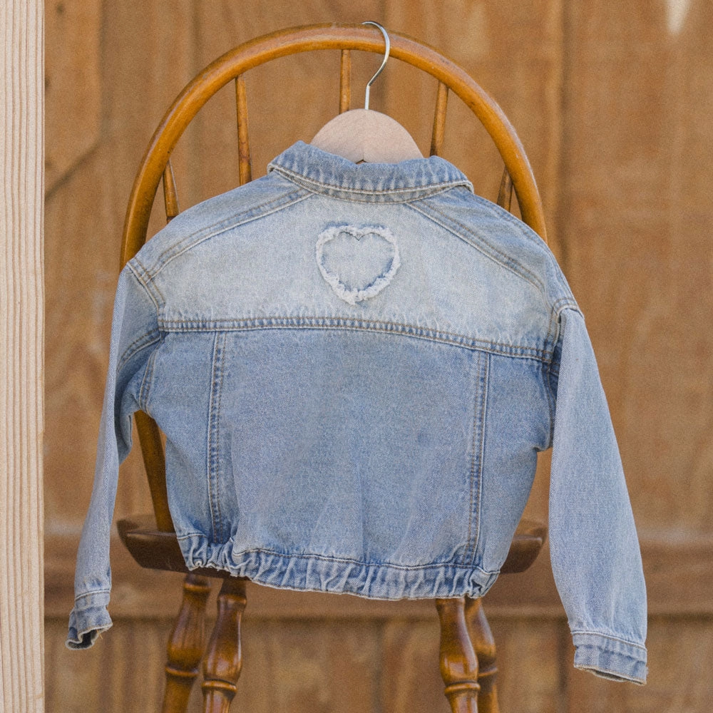 Denim Jacket - Light Washed Denim - Light Blue - FINAL SALE