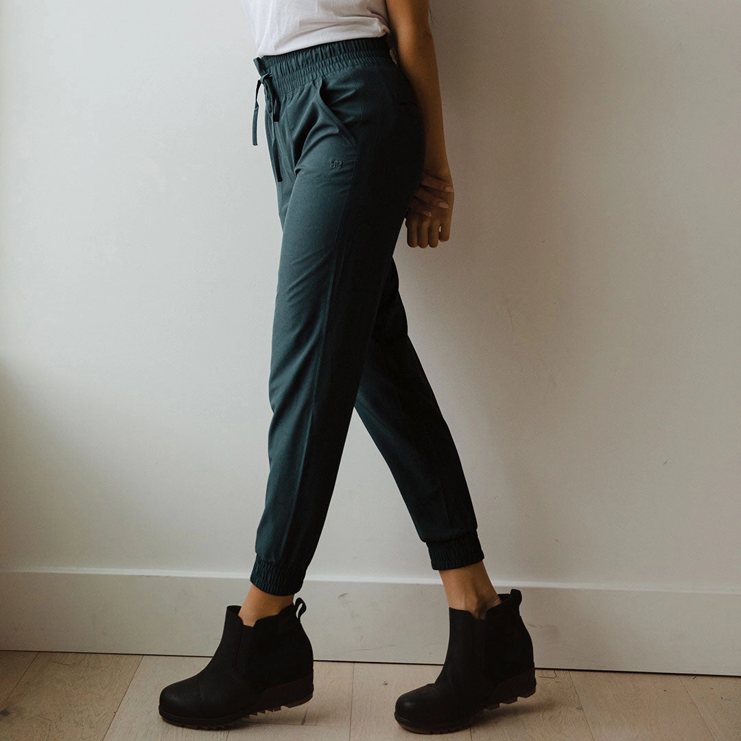 Destination Joggers, Heather Cobalt