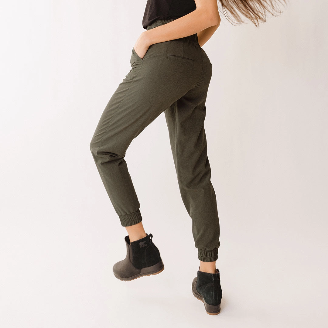 Destination Joggers, Heather Green