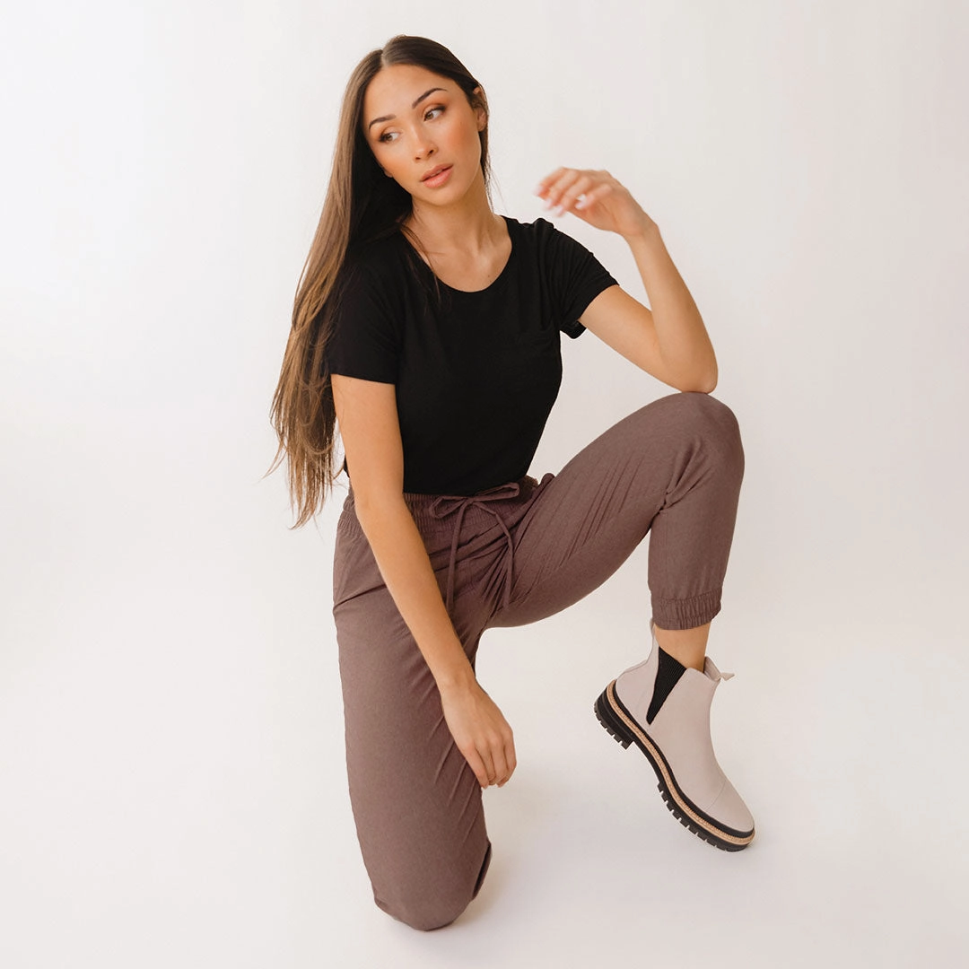 Destination Joggers, Heather Maroon