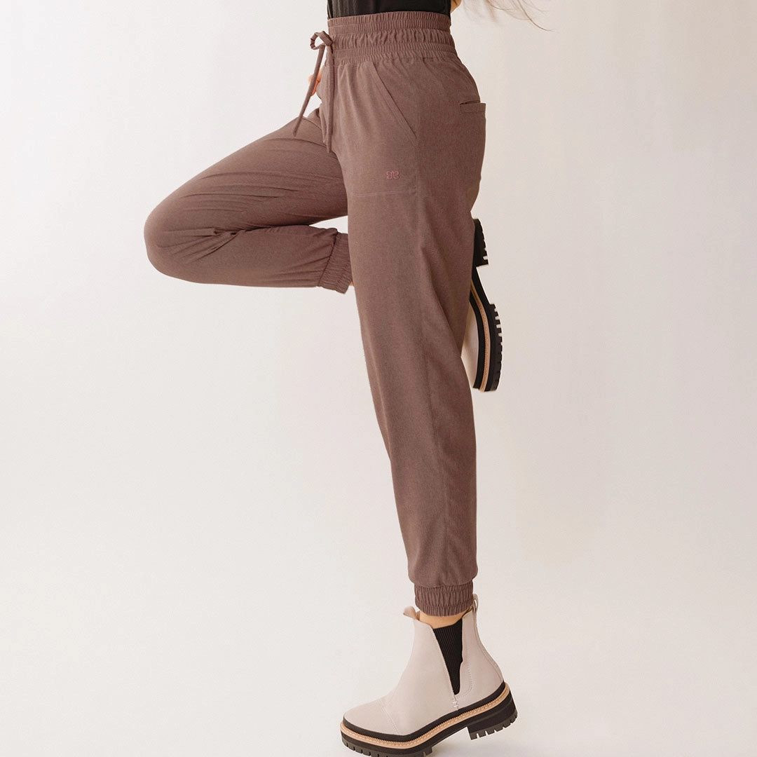 Destination Joggers, Heather Maroon