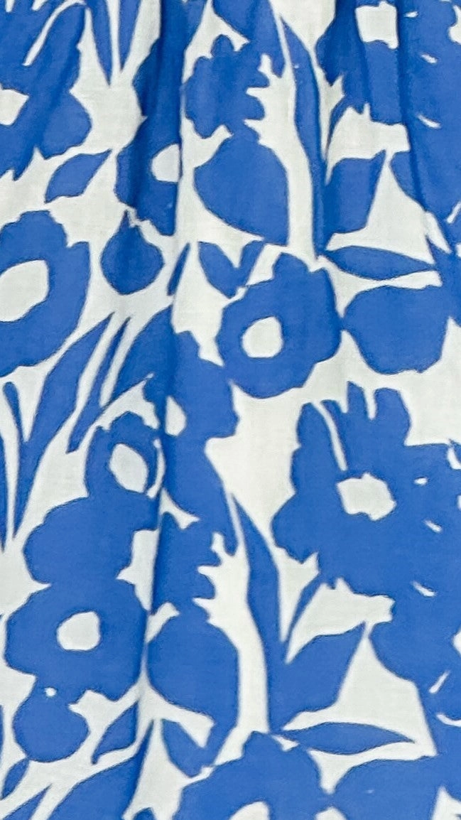Devon Top - Blue Floral