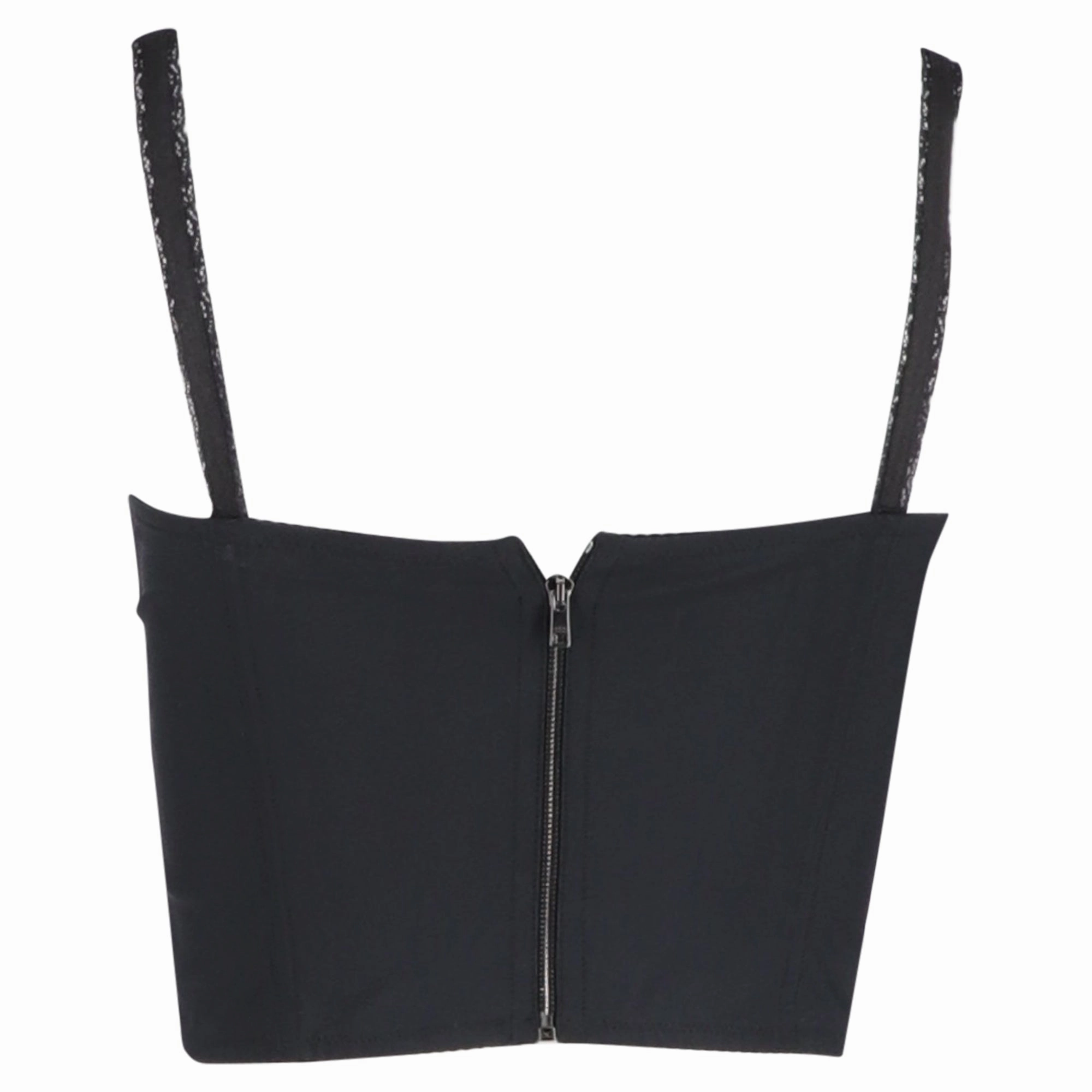 Dolce & Gabbana Bustier Top in Black Nylon
